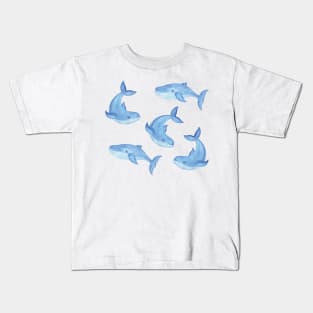 Blue Whales Kids T-Shirt